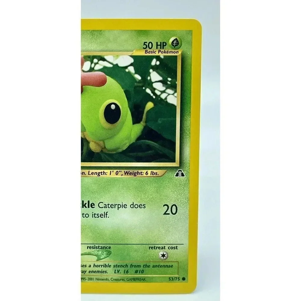 Caterpie Neo Discovery Set 53/75 Non Holo Vintage 2001 Pokémon TCG Unlimited‎ MP